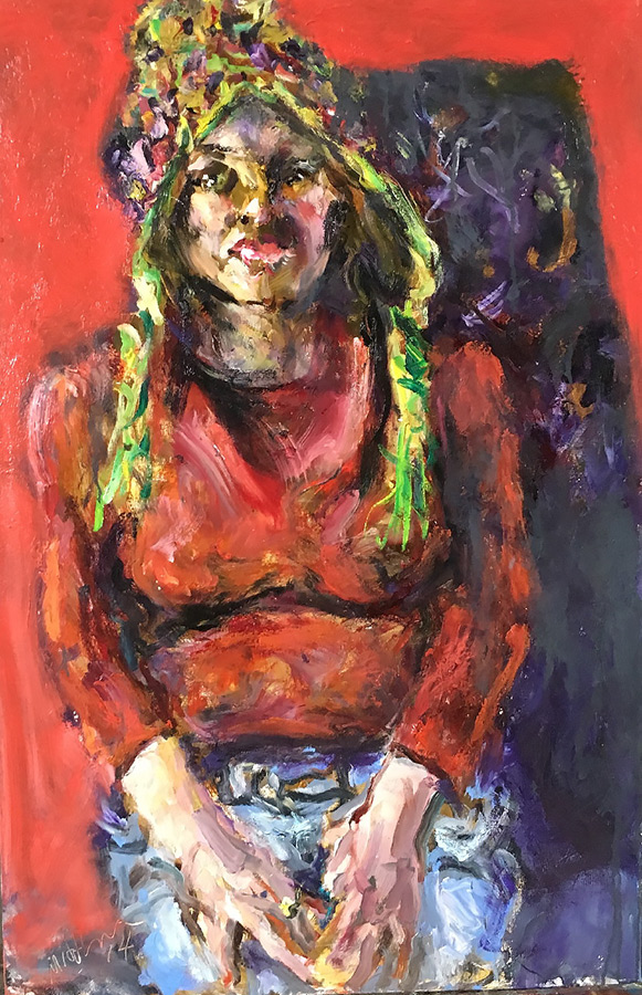 Raoul Middleman painting, 