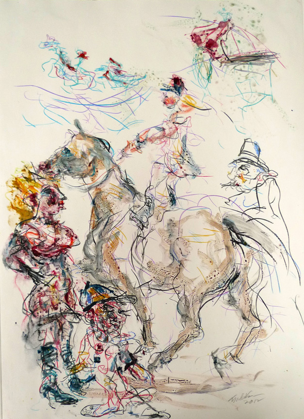 Raoul Middleman, Monoprint