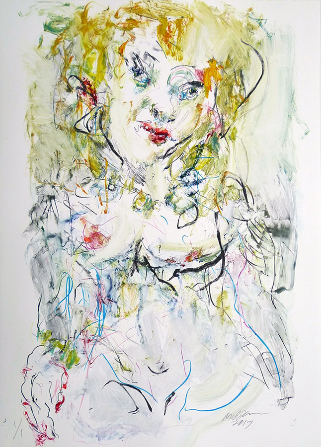 Raoul Middleman, Monoprint