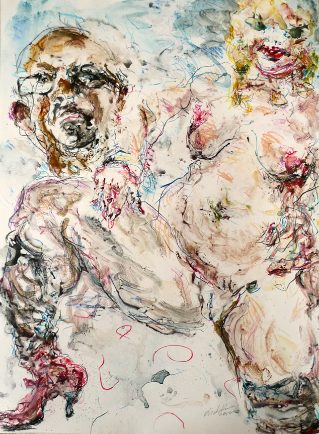 Raoul Middleman Mono print 0