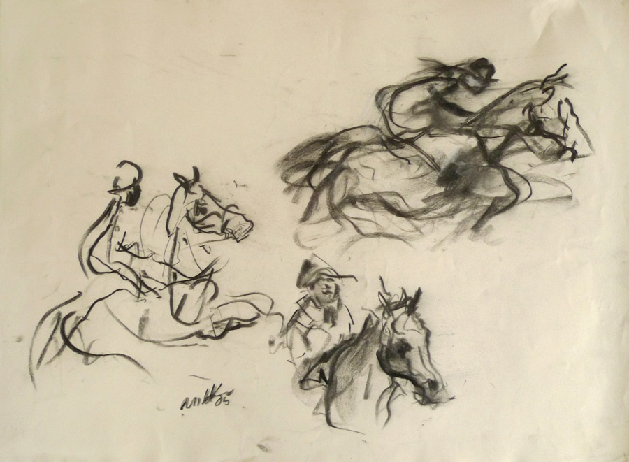 Horses Drawing