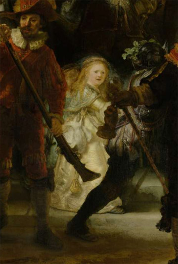 Rembrandt's wife Saskia