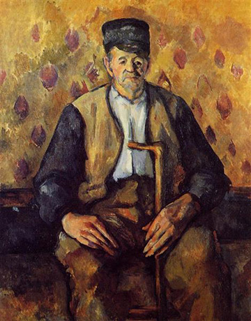 Paul Cezanne, Seated Peasant, c.1900-4, Oil on canvas, 28.3 x 23 inches, Musee d’Orsay, Paris