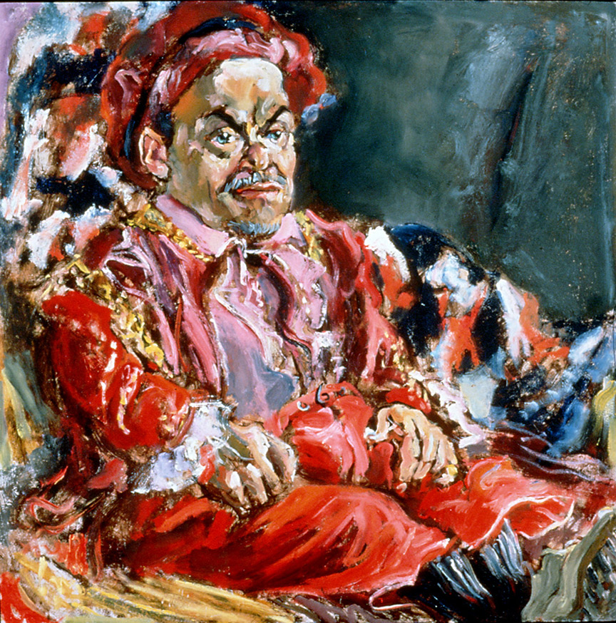 Raoul Middleman painting, Sammy