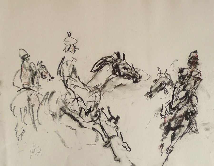 Horses Drawing