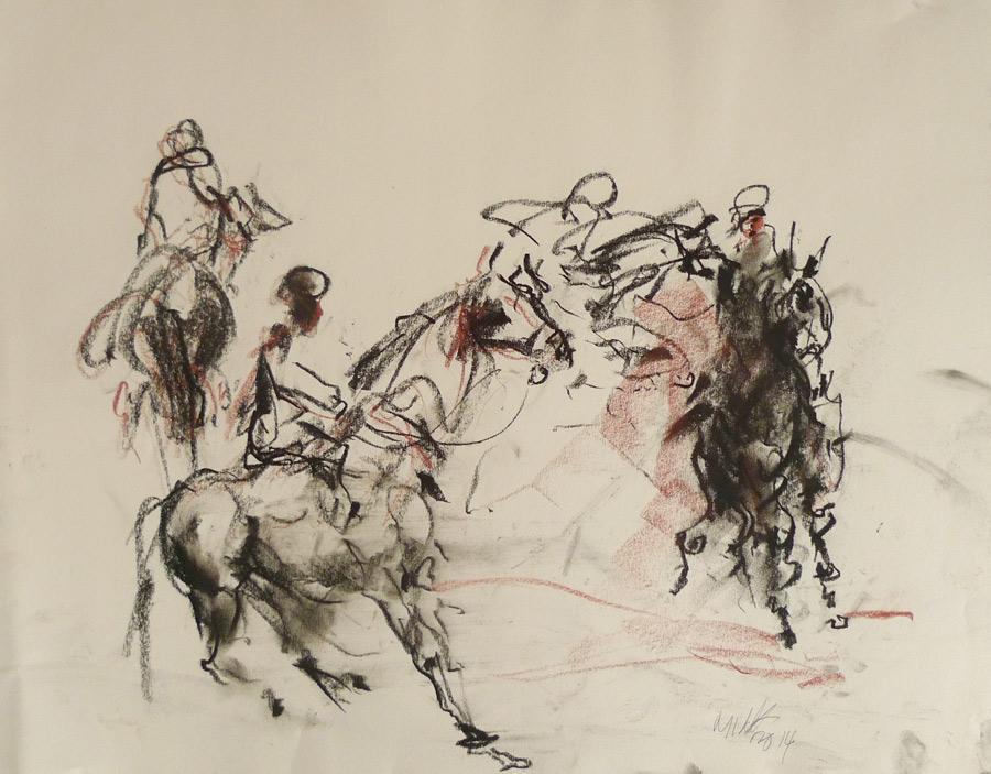 Horses Drawing