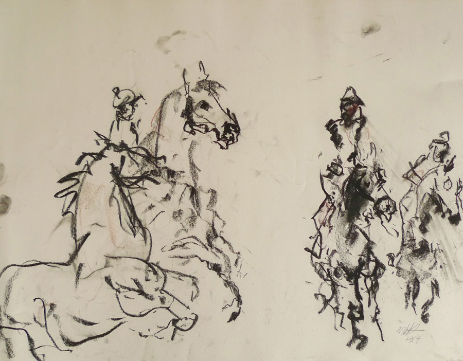 Horses Drawing