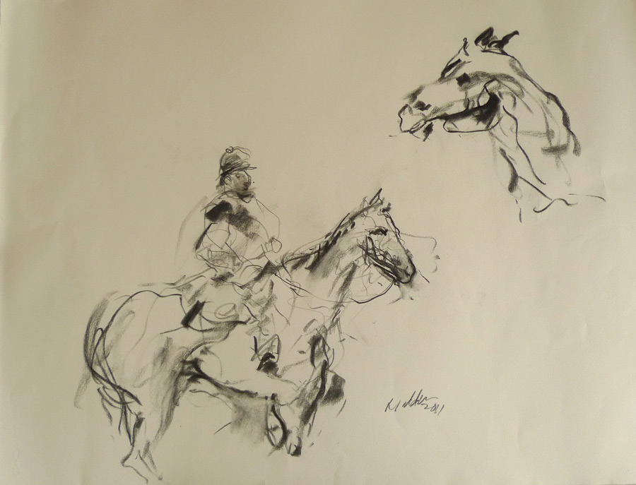 Horses Drawing
