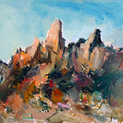 Raoul Middleman high desert gallery