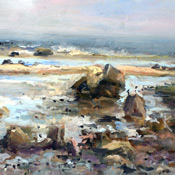 Raoul Middleman seascapes gallery